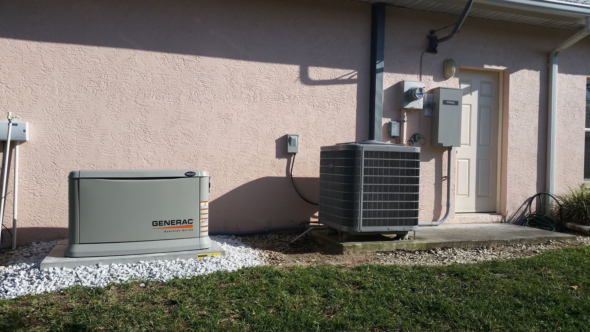Whole-home Generac standby generator installed by Dan House Electric in Naples, FL