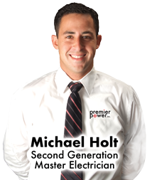 Michael Holt, owner of Premier Power, Inc.
